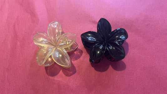 Pinces à cheveux - Fleurs couleur nudes 🎀