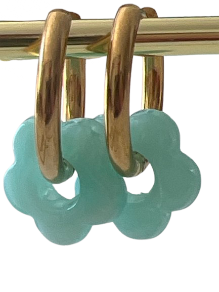 Boucles d’oreilles créoles - Pampilles interchangeables